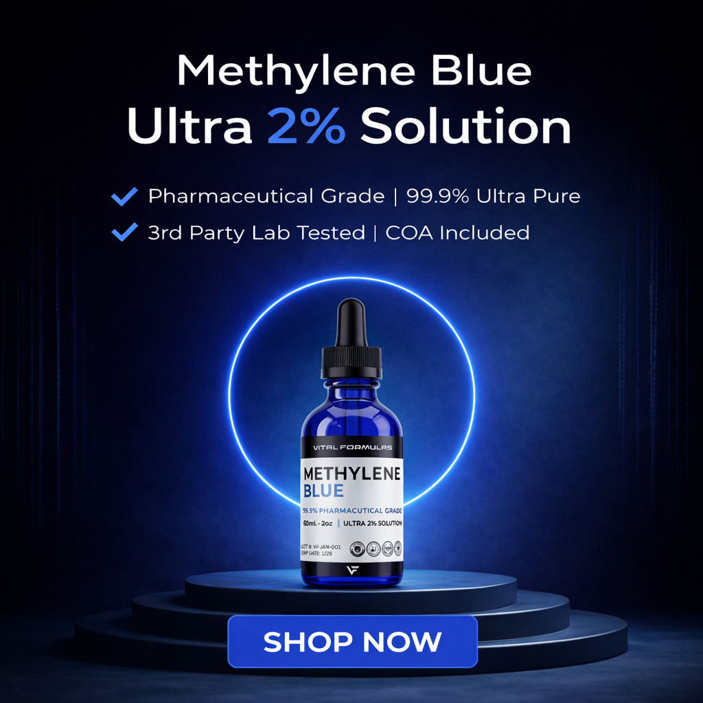 Methylene Blue Ultra 2% Solution | 60mL 2oz bottle