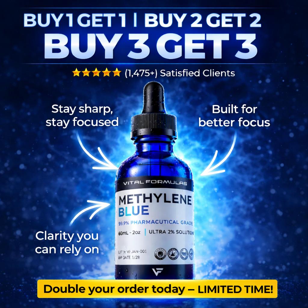 Methylene Blue Ultra 2% Solution | 60mL 2oz bottle