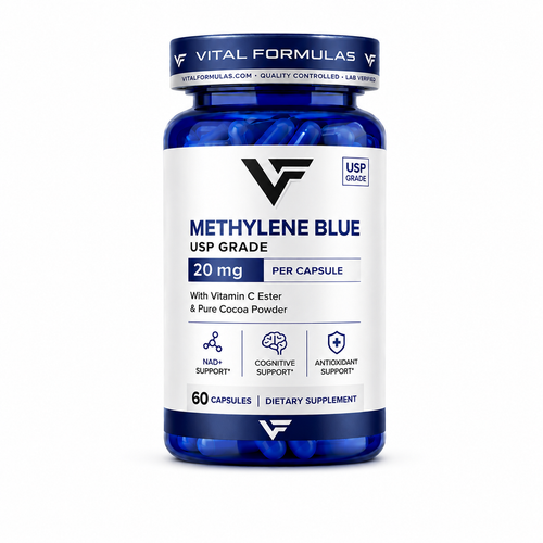 Methylene Blue 20mg Capsules | Made in USA