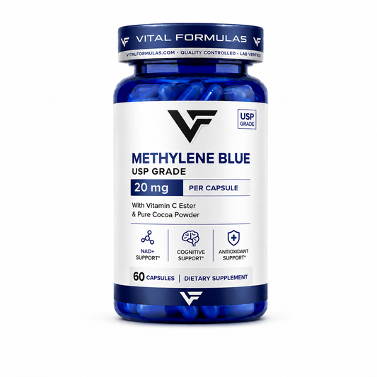Methylene Blue 20mg Capsules | Made in USA